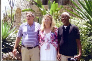 Above: Representatives of Magnolia - (L-R) Tom Johnson, Mary Anne Johnson and Herb Frazier